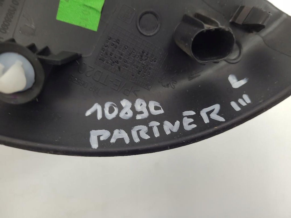 фото №9, Заглушка зеркало левая peugeot partner iii 08-18 9683064677