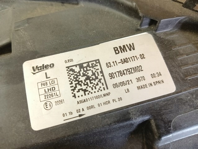 Фара левая левый full led bmw x1 f48 рестайлинг  lci 19- Цена