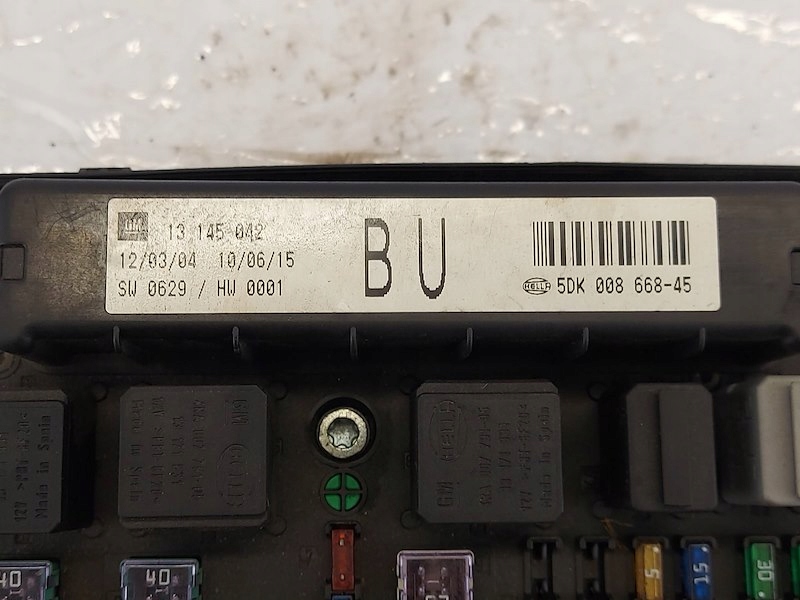 фото №7, Блок управления модуль коробка bsi opel 13145042 bu 5dk008668-45 gm / hella