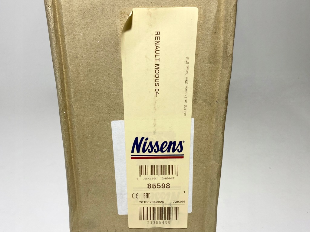 Вентилятор радиатора renault modus 85598 Оригинал