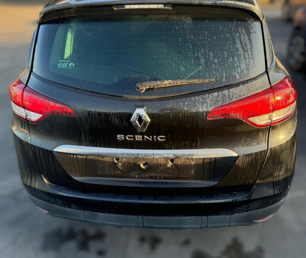 фото №6, Renault scenic iv крышка багажника задняя багажника лампы камера tegne стекло молдинг