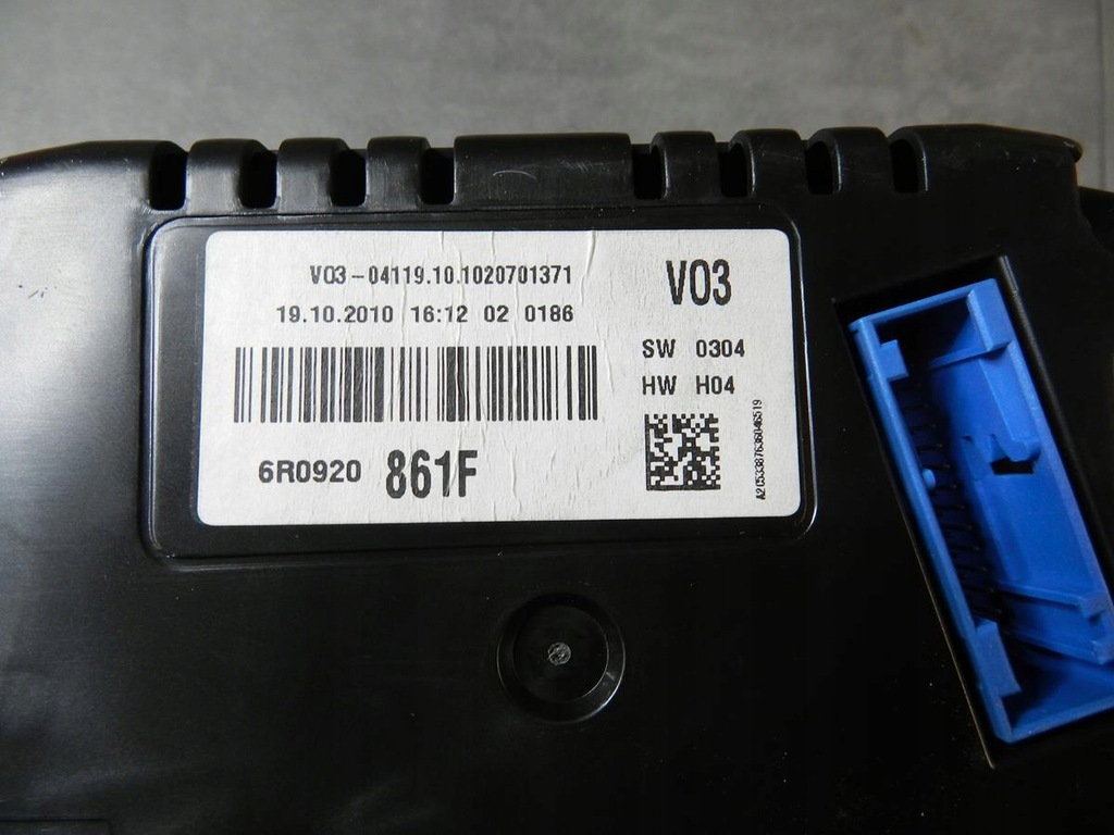 фото №5, Vw polo 6r счетчик приборы 6r0920861f