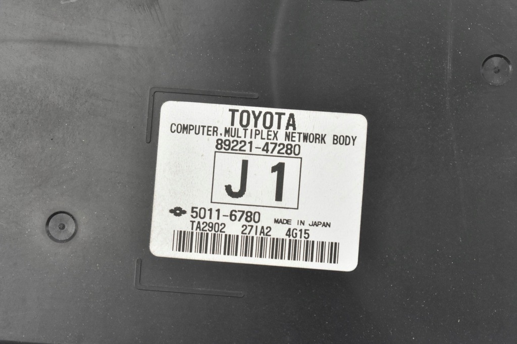 фото №10, Модуль блок керування bsi prius 3 iii 89221-47280