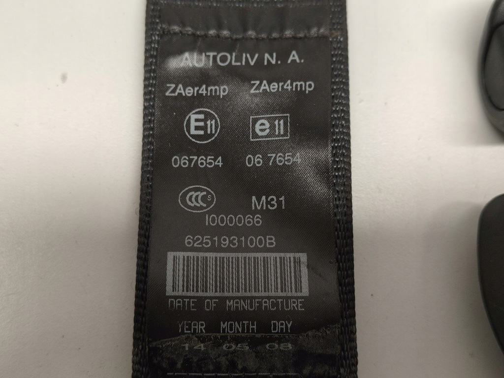 фото №5, Jeep cherokee kl pas безпеки лівий перед передній оригінал 13-18