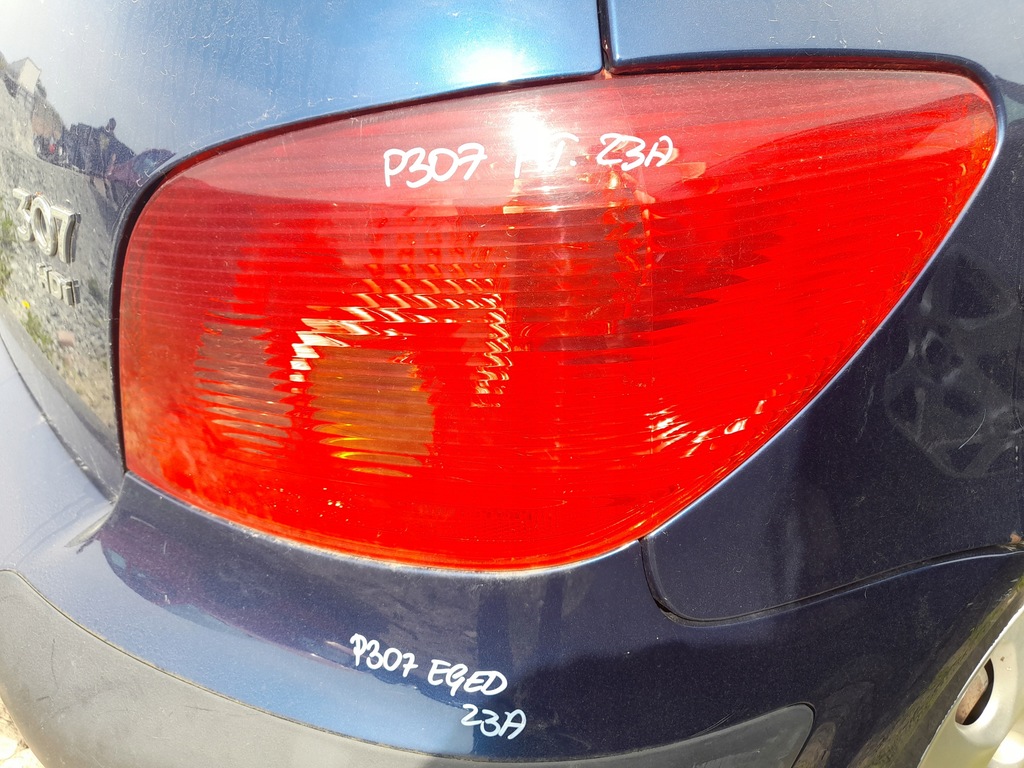 фото №9, Peugeot 307 лампа правий задня права задня