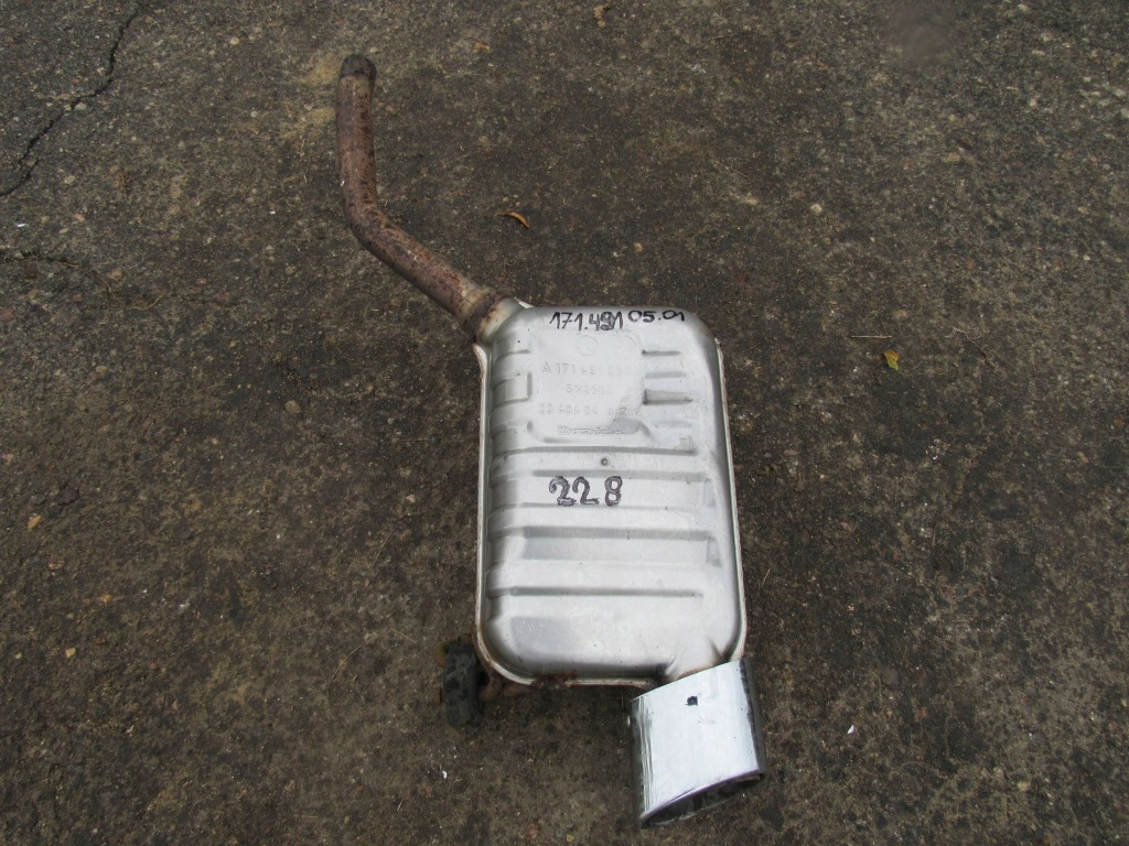 фото №10, Гасник кінцевий вихлоп mercedes-benz slk r171 171 a1714910501