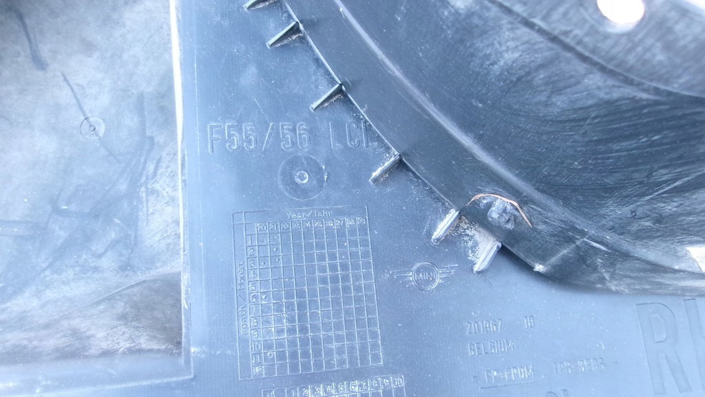 фото №7, Підкрилок перед передні праве mini cooper f55 f56 lci lift 9447828