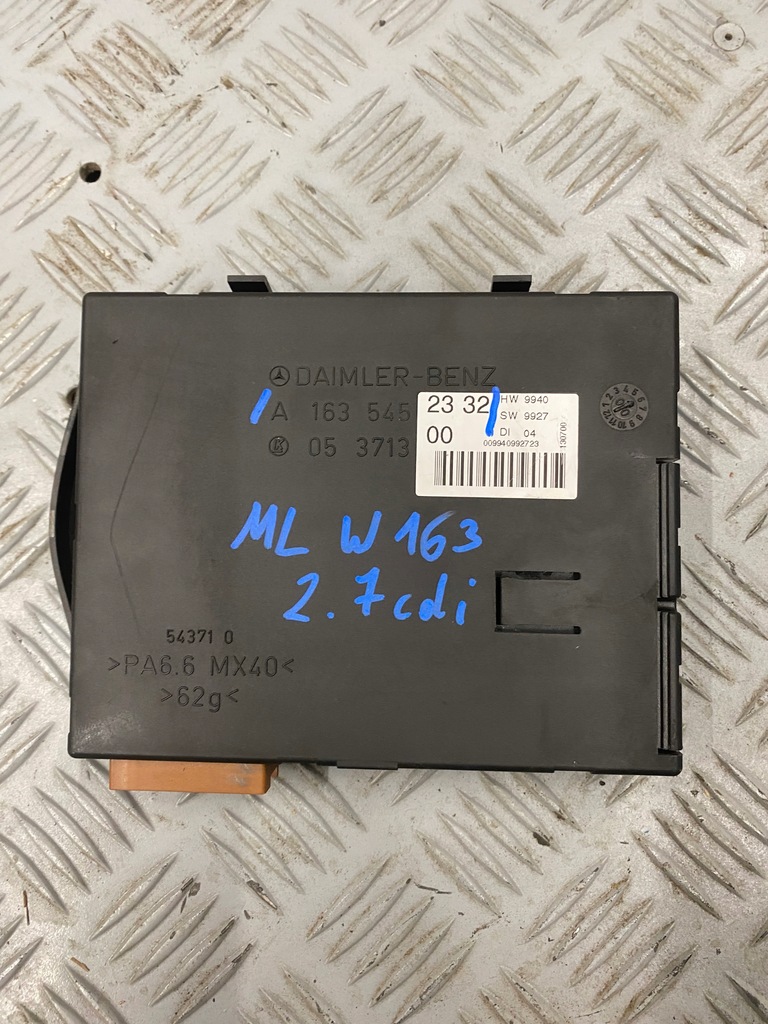 фото №1, Модуль комфорту a1635452832 mercedes ml w163