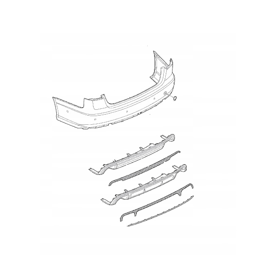 Купить Mercedes a-klasa 176 w176 бампер задний хороший