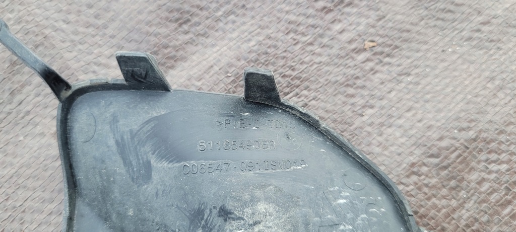 фото №3, Заглушка фаркоп бампера задняя renault captur i // 965