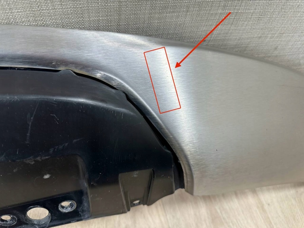 фото №8, Volvo xc40 inscription 2017- накладка бампера задняя dyfurzor 31650121