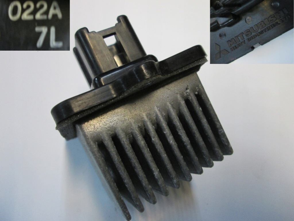 фото №1, Mitsubishi lancer x резистор резистор вентилятор