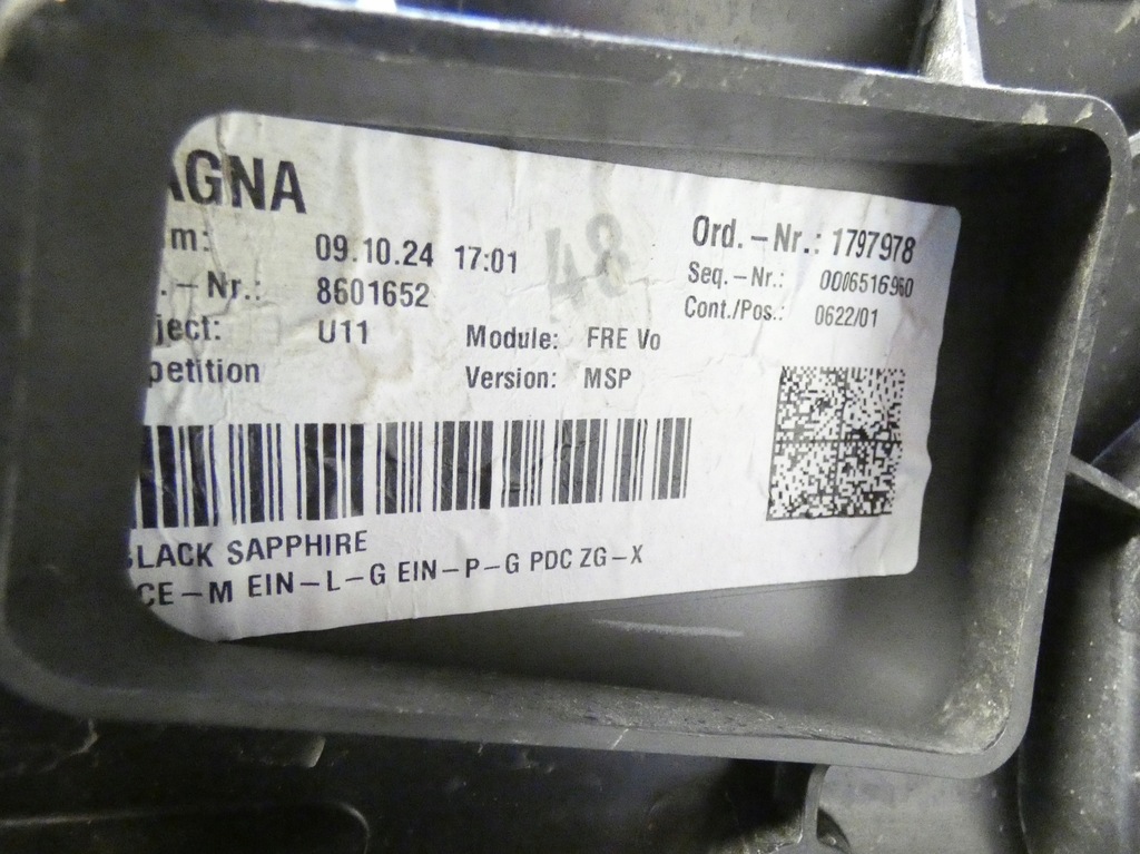 фото №12, Bmw x1 u11 m-pakiet 9881907 2022- pod 6 pdc бампер передний перед