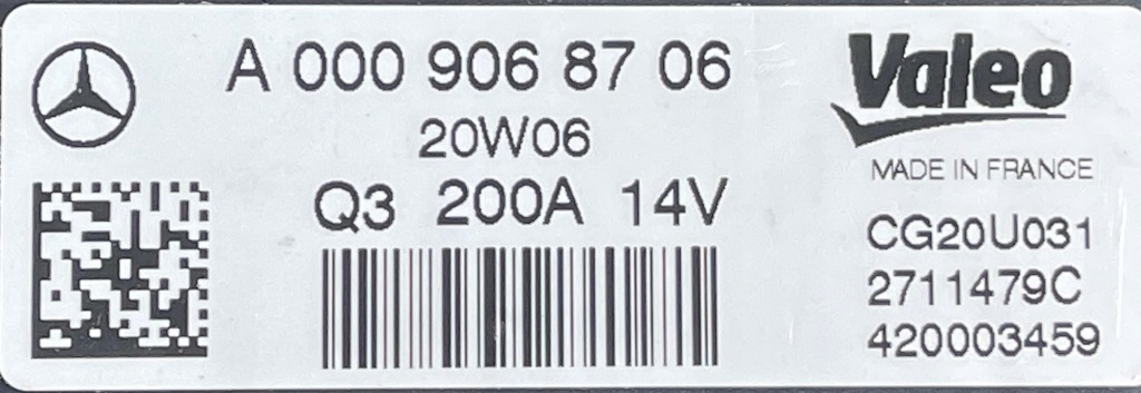 Mercedes 205 253 213 генератор новый оригинал с Разборки