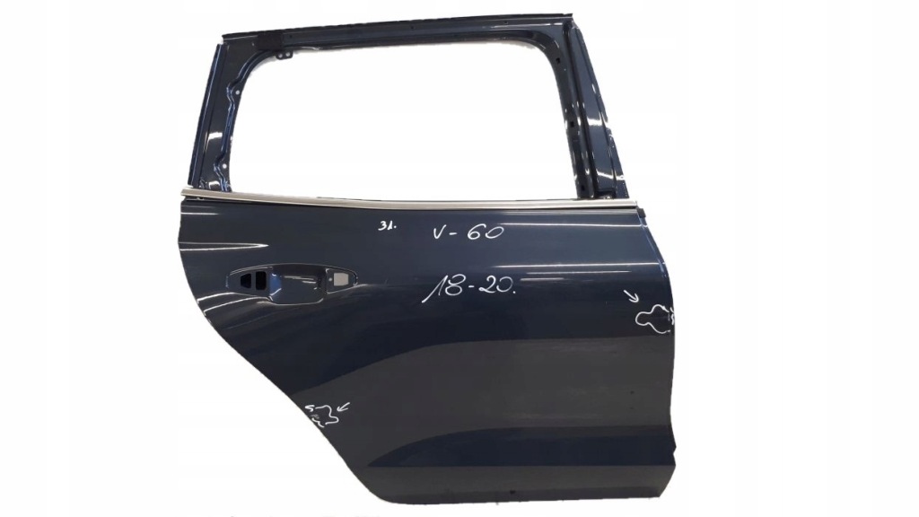 фото №1, Volvo v-60 2018-2020 двері праве задня