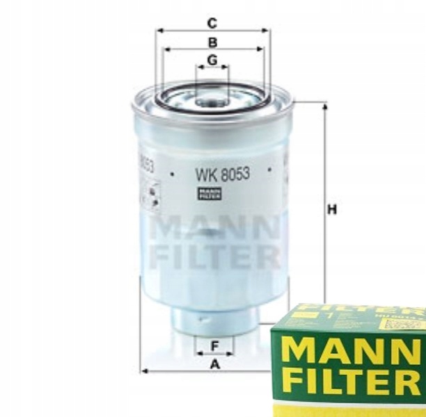 фото №1, Фільтр пального do mitsubishi pajero sport ii 2.5 3.2