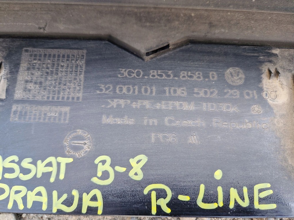 фото №3, Молдинг поріг права поріг vw passat b8 r-line 2014r-