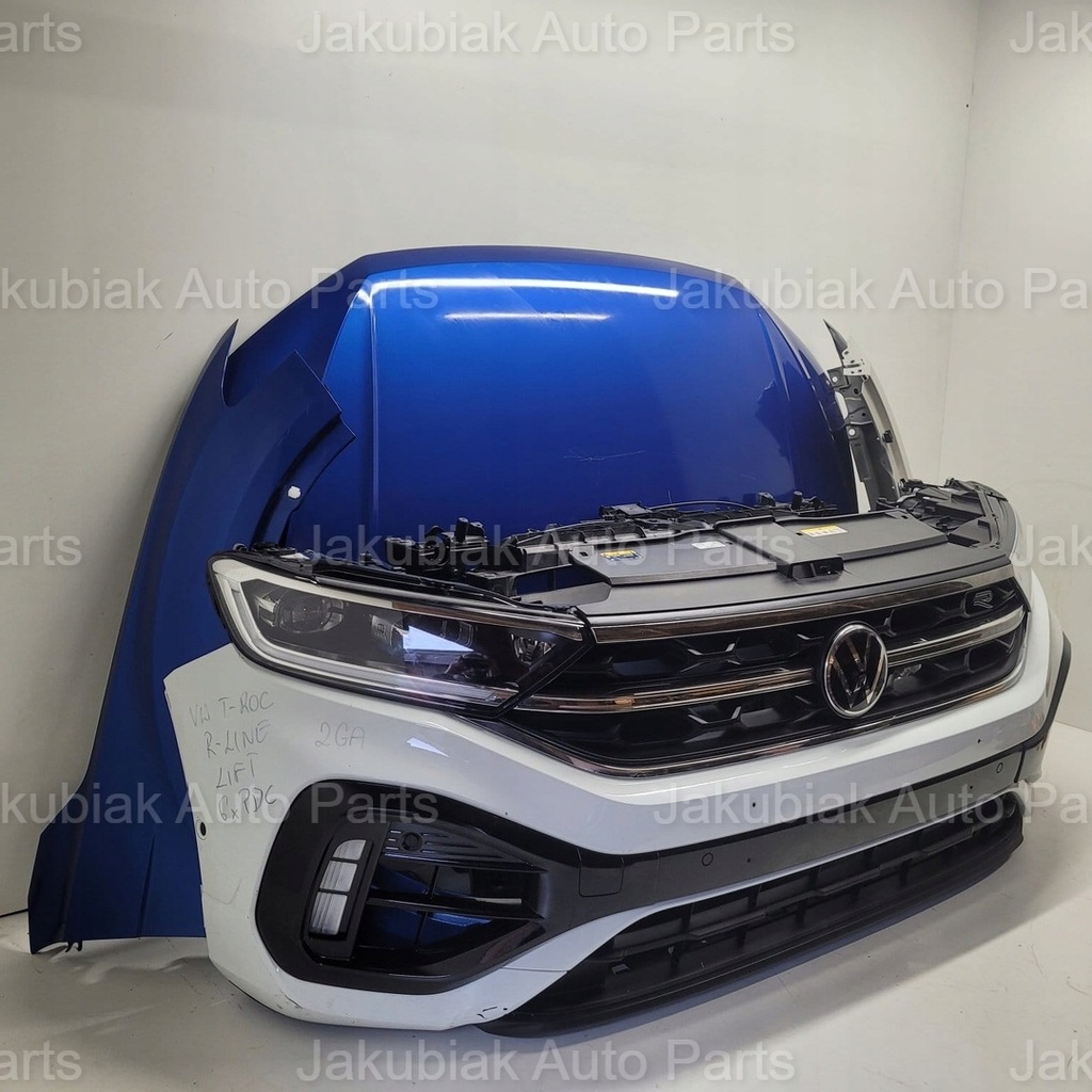 фото №3, Vw t-roc lift r-line бампер капот крыло лампа pas kompletny перед