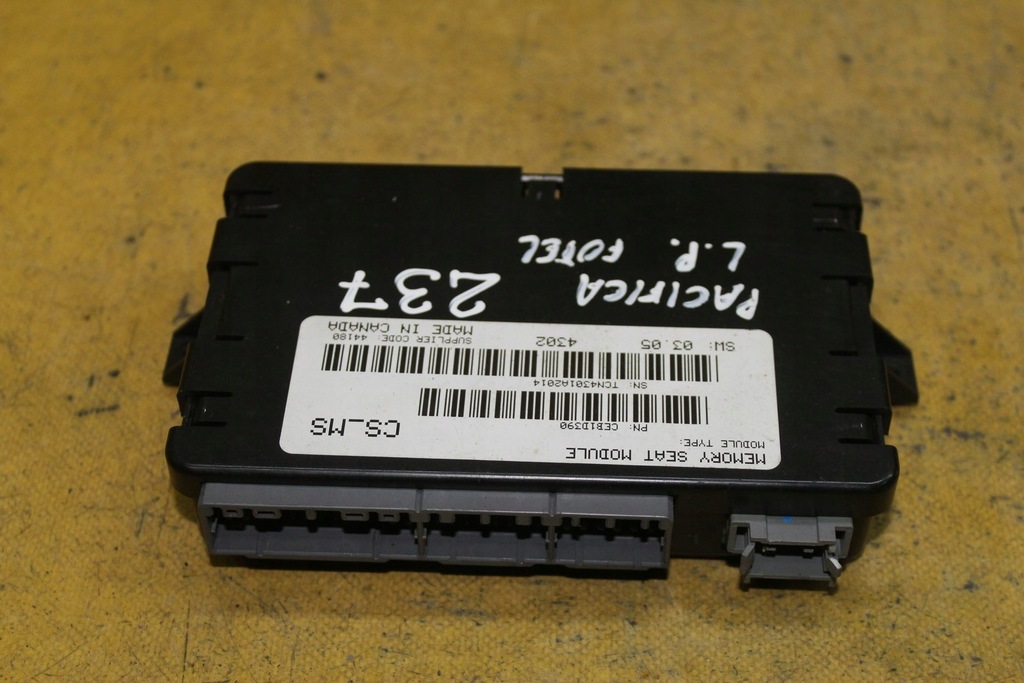 фото №1, Модуль сидіння лівий перед pacifica i