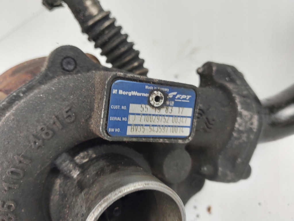 фото №7, Турбонагнітач 55198317 alfa romeo mito 1.3 jtd