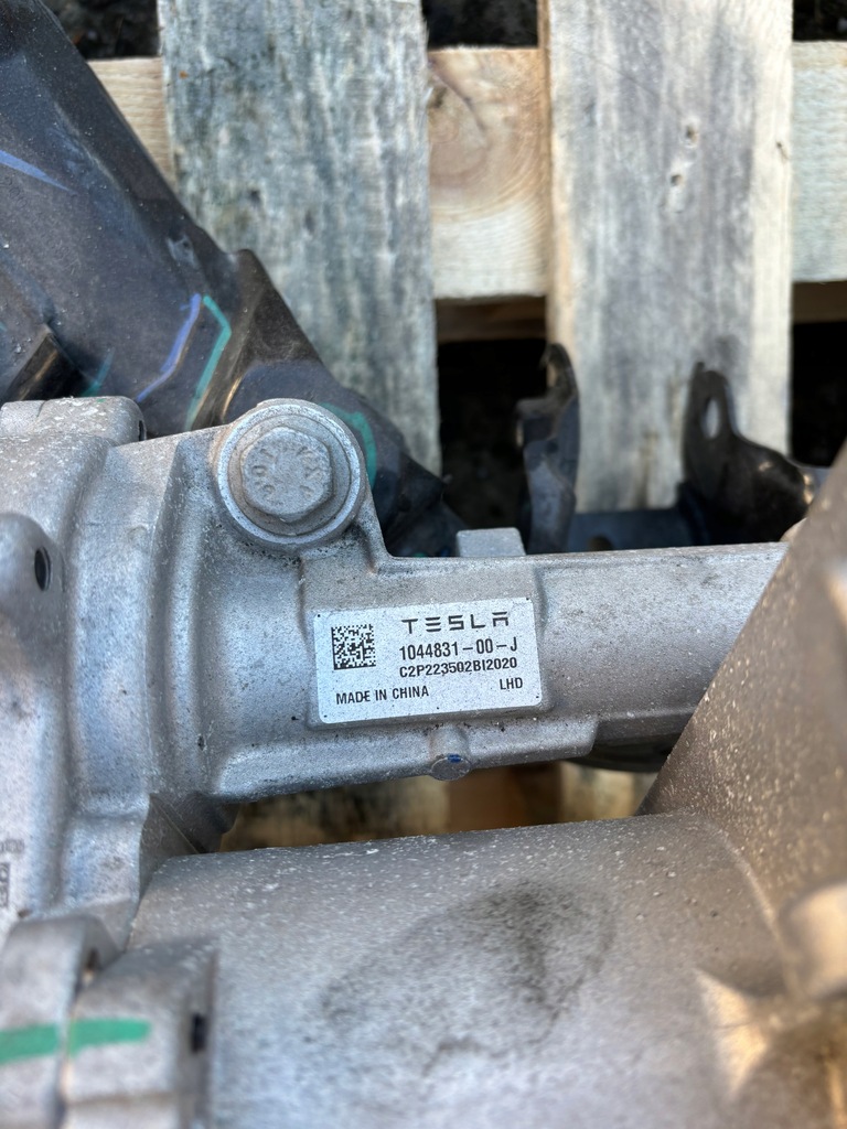 фото №10, Tesla y 2023 подрамник перед рычаги поворотный кулак суппорты трансмиссия рулевая