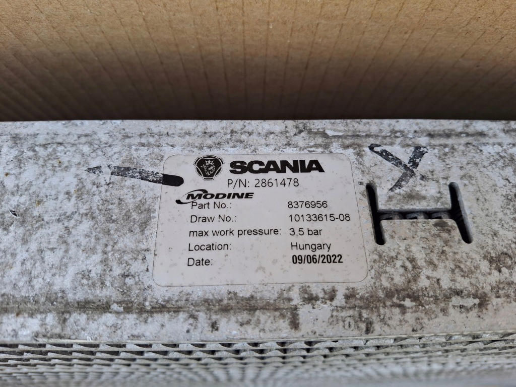 Scania rs ngs интеркулер радиатор воздуха 2861478 8376956 Киев