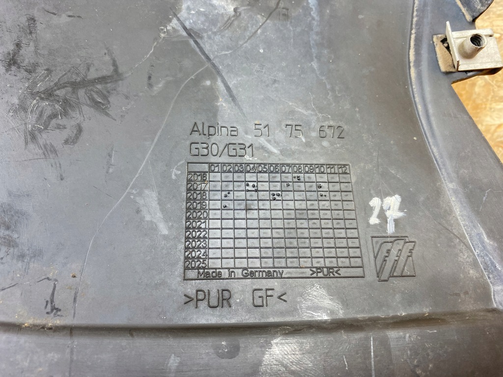 фото №10, Трикутник підкрилок перед bmw 5 g30 b5 alpina 5175672