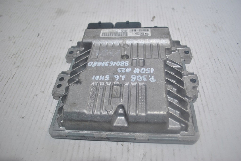 фото №6, Бортовий комп'ютер двигуна peugeot 308 1.6 e-hdi 9801622880