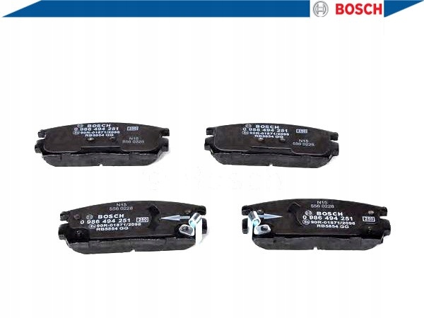 фото №5, Гальмівні колодки гальмівні opel задня antara 06- bosch