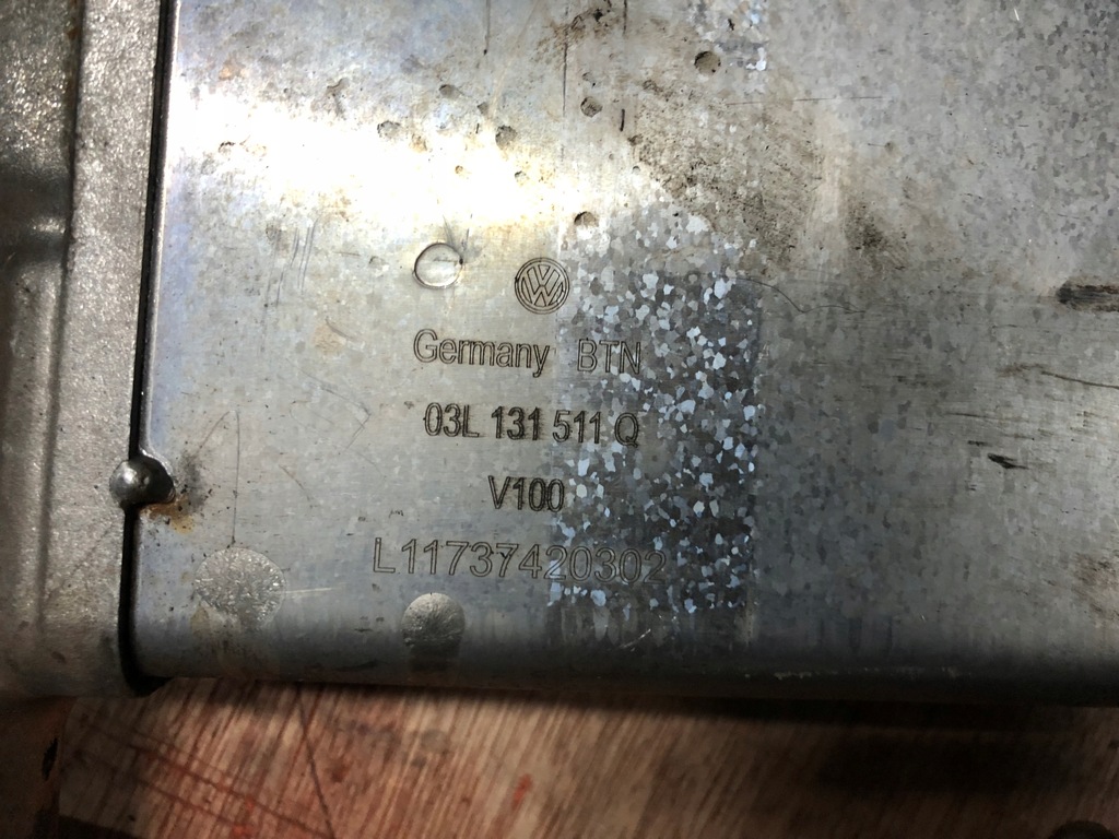 фото №14, Радиатор egr рециркуляции выхлопных газов 03l131511q aso