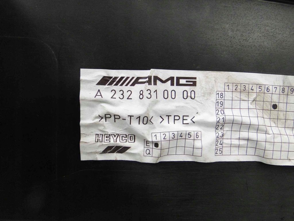 фото №7, Mercedes sl r232 232 жабо защита впуск