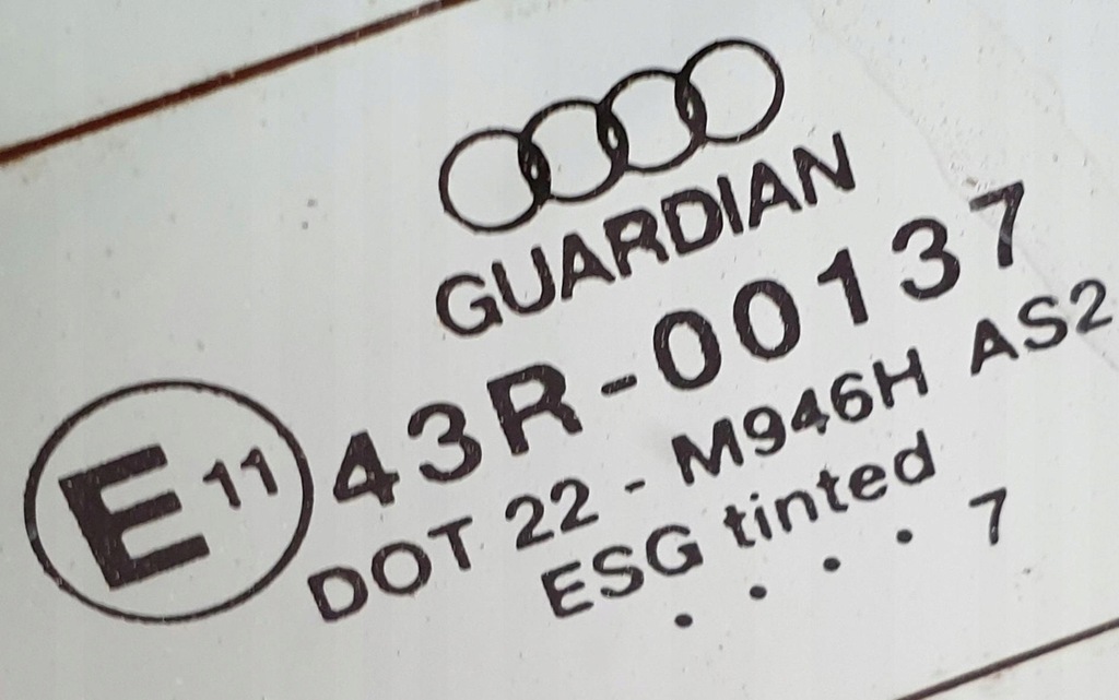 фото №7, Скло задня задня audi a4 sedan оригінал