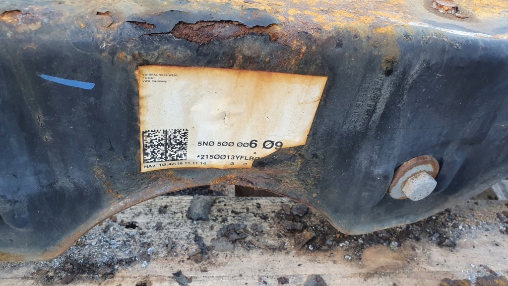 фото №5, Vw tiguan i 5n 4motion подрамник подрамник задняя подвеска