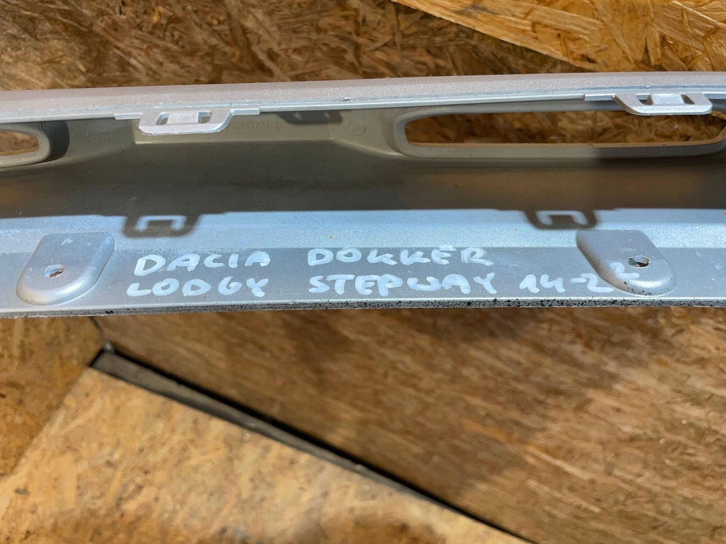 фото №11, Dacia dokker lodgy stepway 14-22 спойлер молдинг накладка бампера перед