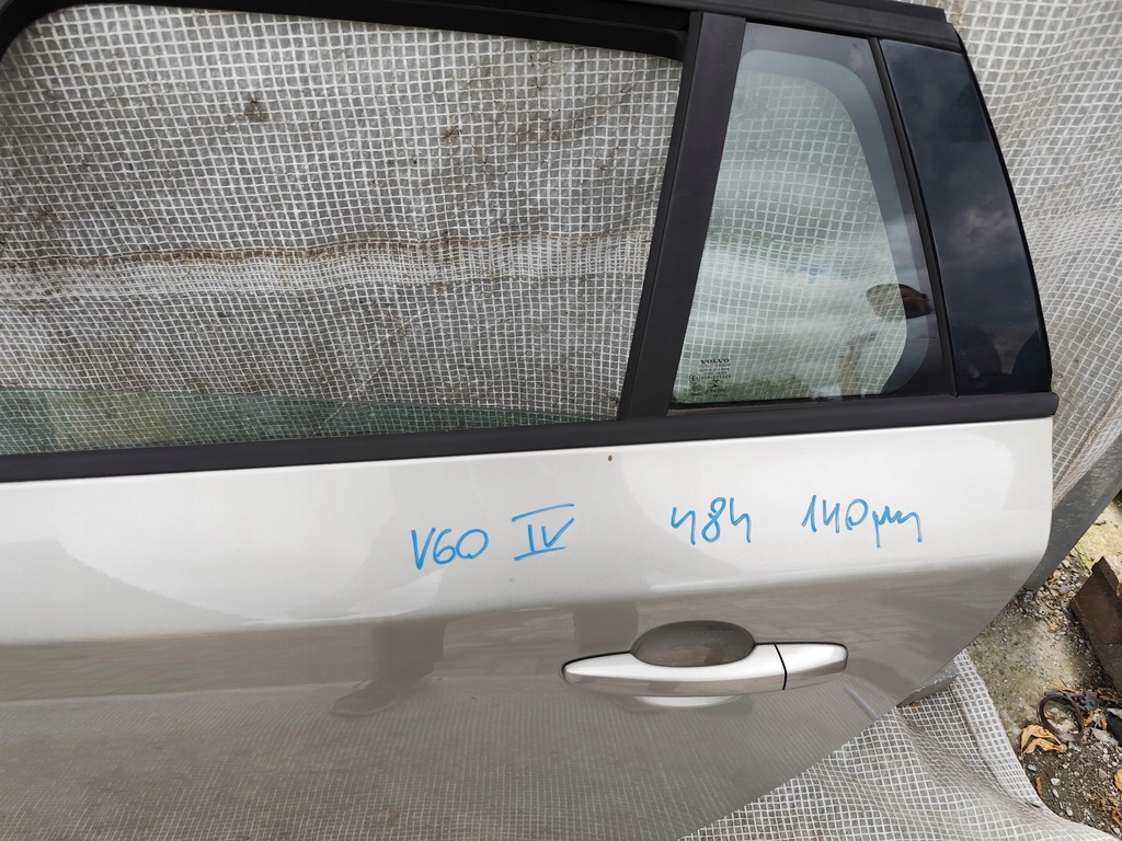 фото №7, Volvo v60 i 10-18 дверь левая задние задняя полный w цвет 484