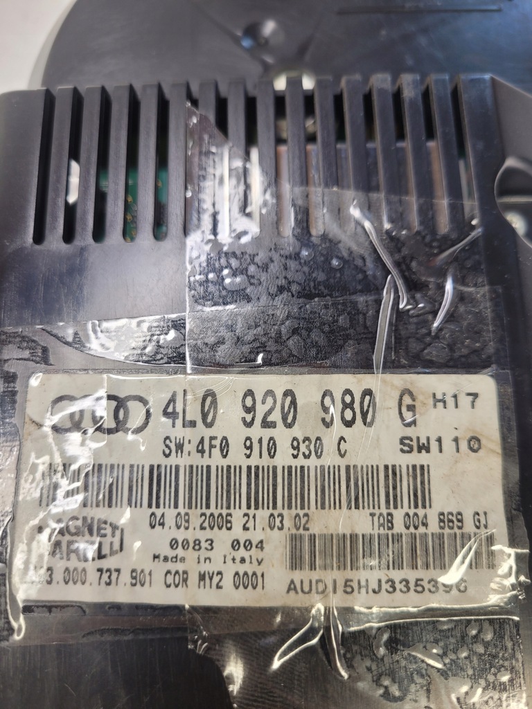 фото №6, Лічильник прилади audi q7 4l 3.0 tdi 4l0920980g uk