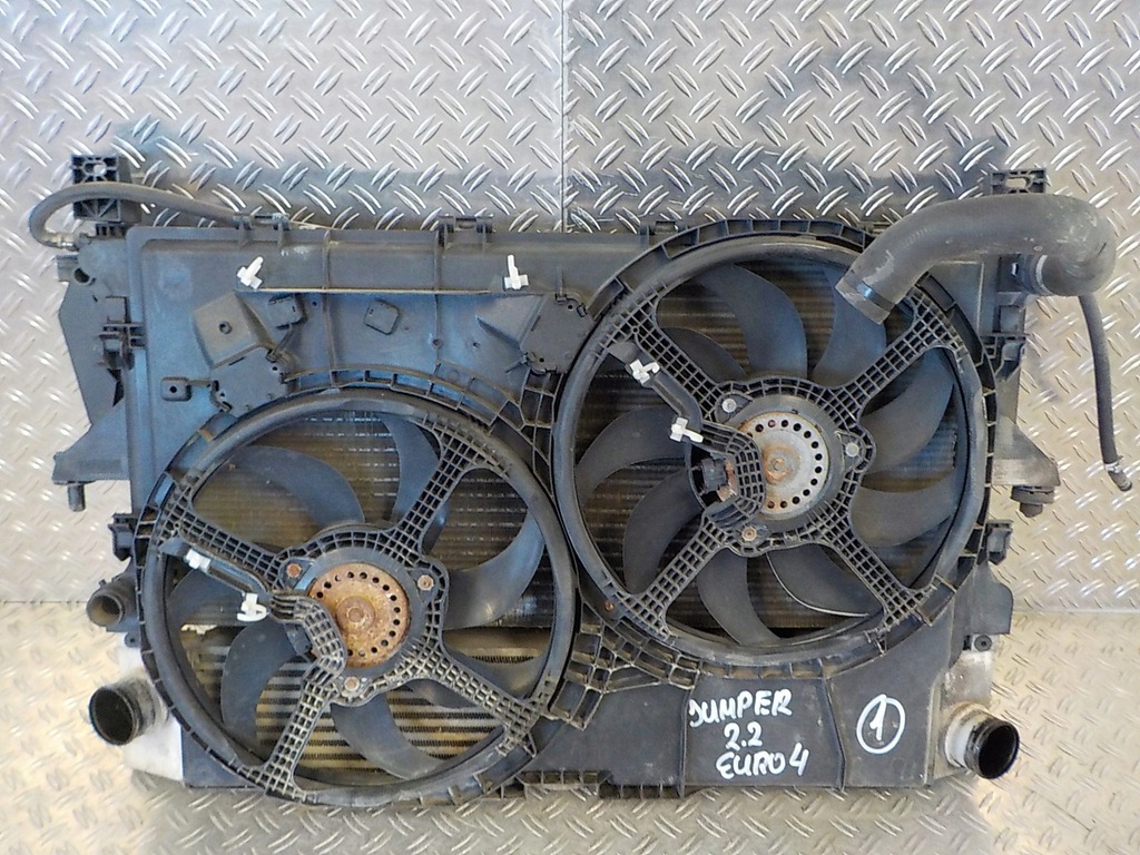 фото №1, Ducato jumper boxer 06-14 2.2 радіатор комплект