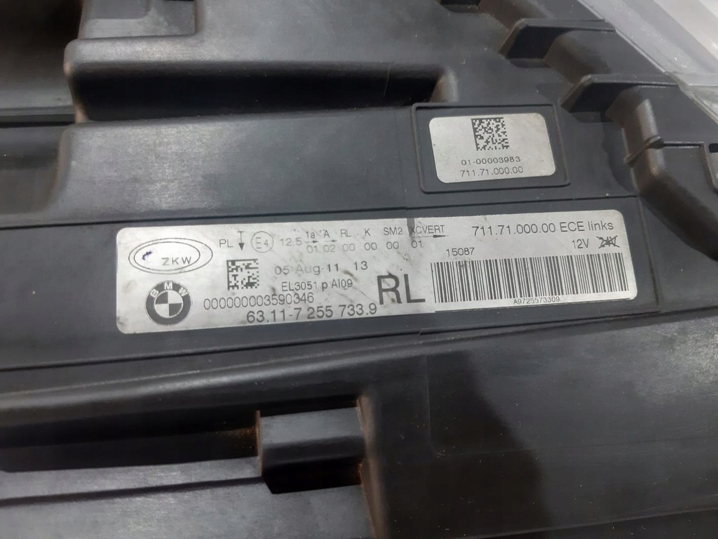 фото №12, Bmw 6 f12 / f13 лампи адаптивний led r/l - 13190