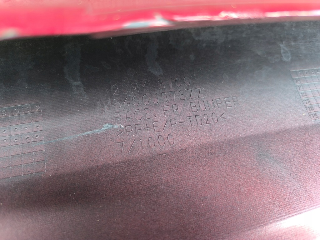 фото №10, Mitsubishi space star ii lift iii бампер перед передній решітка радіатора 6400j973zz