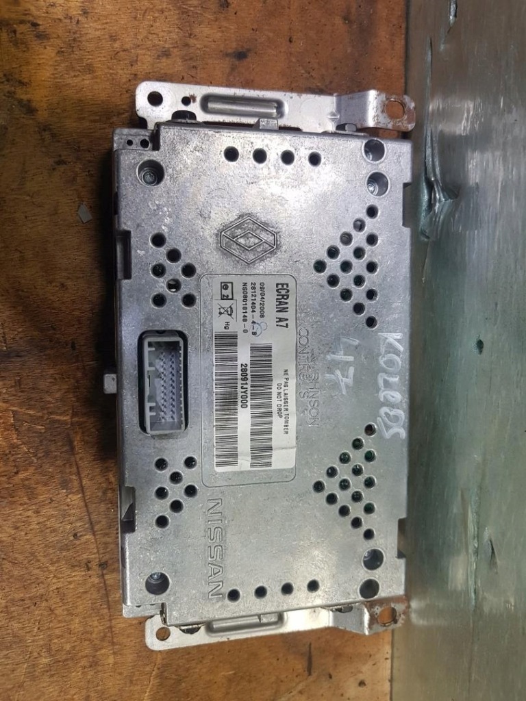 фото №2, Дисплей навигации renault koleos i 28091jy000