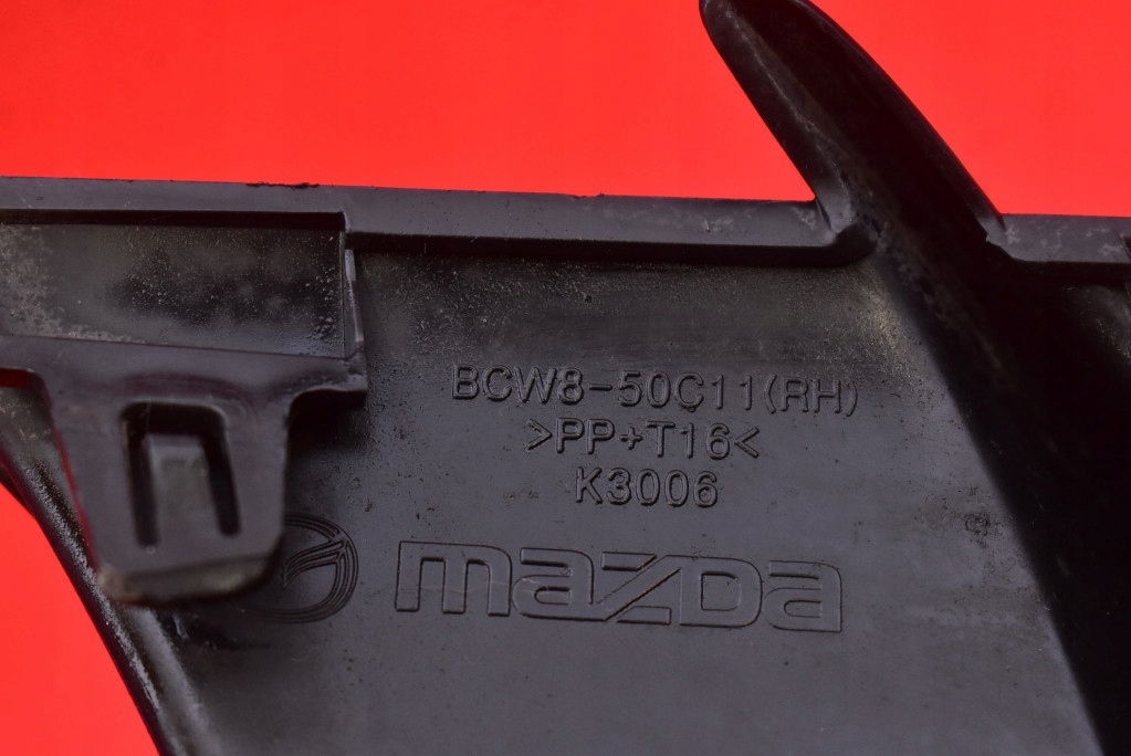 фото №9, Решітка бампера права перед bcw8-50c11 mazda 3 2 ii bl 09-13