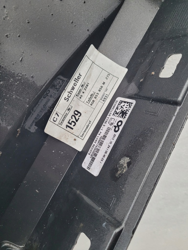 фото №13, Audi a6 c7 s-line молдинг накладка порог lh