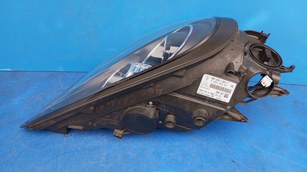 фото №10, Лампа правий перед ксенон поворотний 98163113211 porsche cayman boxster 981