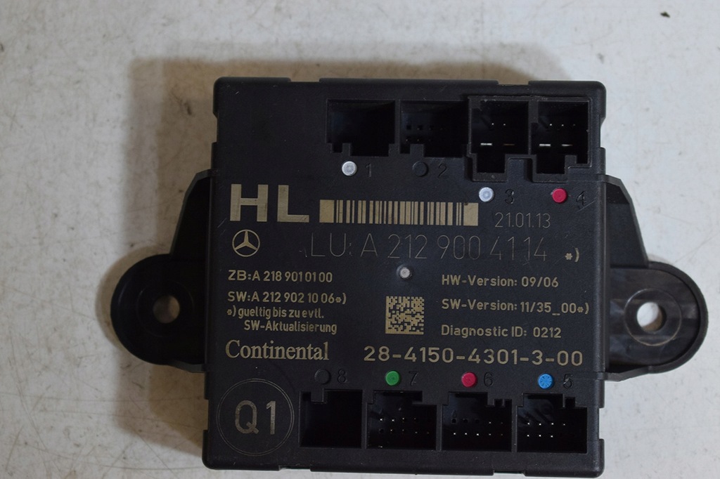 фото №3, Модуль блок керування двері mercedes a2129004114