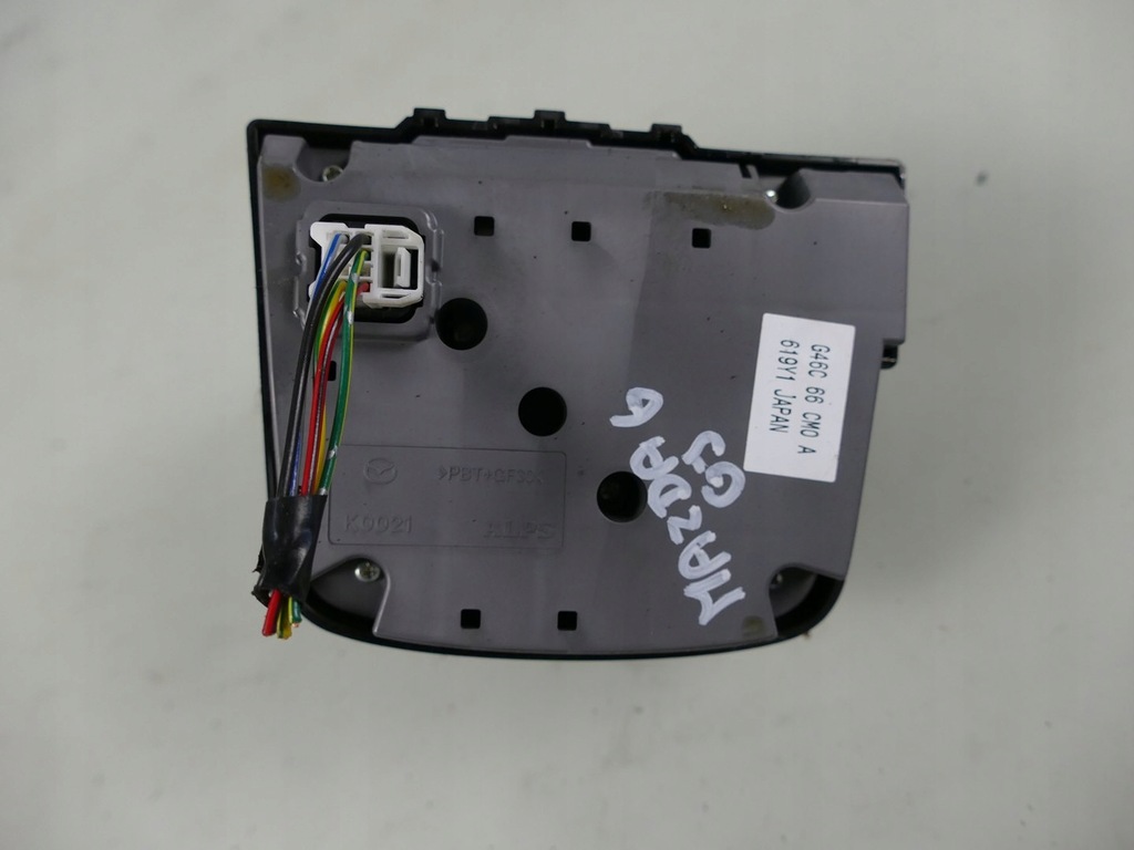 фото №3, Mazda 6 iii gj lift панель управление радио радио контроллер ручка