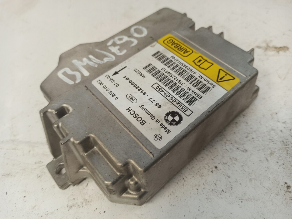 фото №10, Bmw 3 e90 модуль датчик подушек подушка безопасности 0285010062