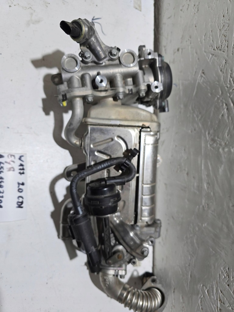 фото №7, Mercedes a w177 2.0cdi радіатор вихлопних газів egr комплектна 20tkm