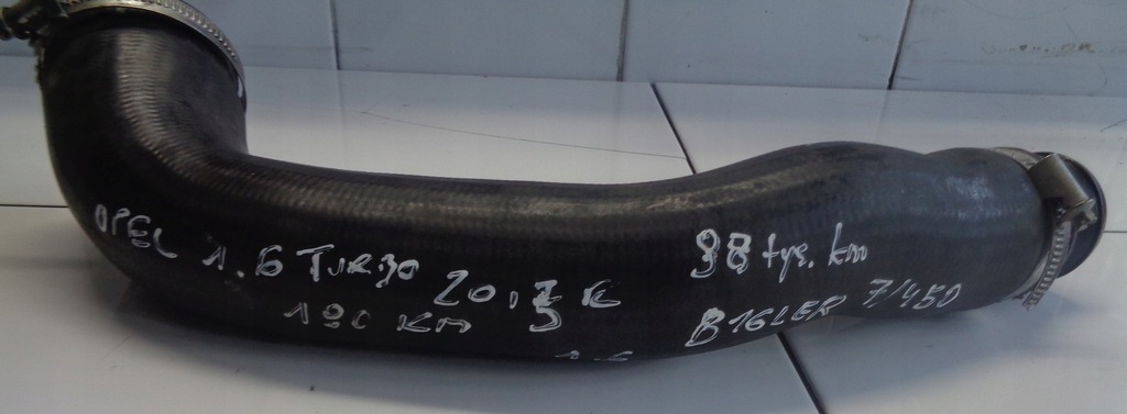 фото №3, Opel corsa e 1.6t труба интеркулер 13403236