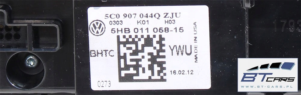 фото №12, Vw the beetle панель кондиціонера 5c0907044q модуль блок керування обдув кондиціонер 5