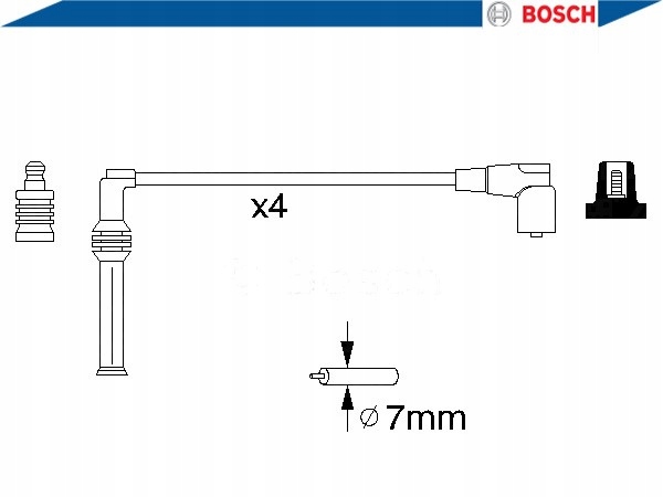 фото №2, Bosch провода зажигания opel
